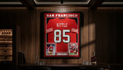 kittle san francisco framed jersey